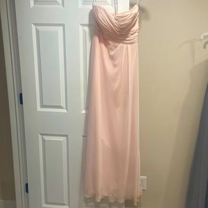 bill levkoff pink bridesmaid dress size 6- worn once!